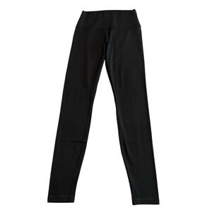 Colorfulkoala Leggings Womens M Black Dreamlux No Front Seam Workout Stretch